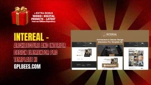 Intereal – Architecture and Interior Design Elementor Pro Template Kit - Buy GPL 110 at Best Price