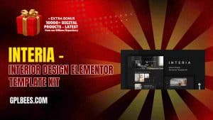 Interia – Interior Design Elementor Template Kit - Buy GPL 111 at Best Price
