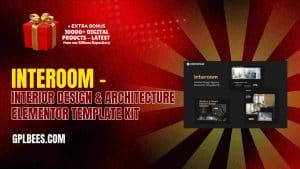 Interoom – Interior Design & Architecture Elementor Template Kit - Buy GPL 111 at Best Price