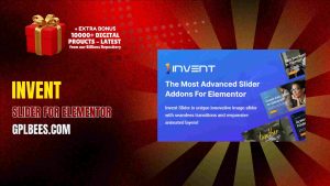 Invent Slider for Elementor - Buy GPL Slider Plugins at Best Price