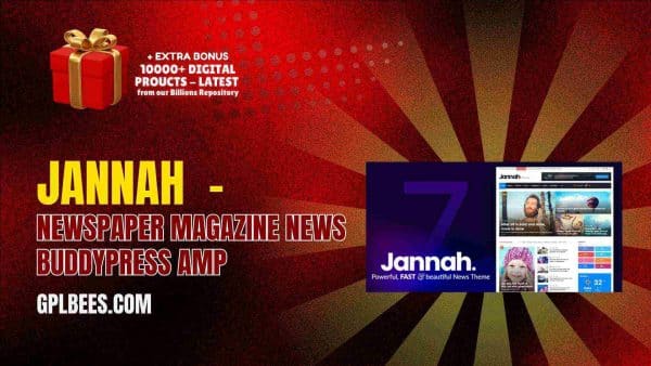 Jannah  - Newspaper Magazine News Buddypress Amp At Best Price - Gpl Bees