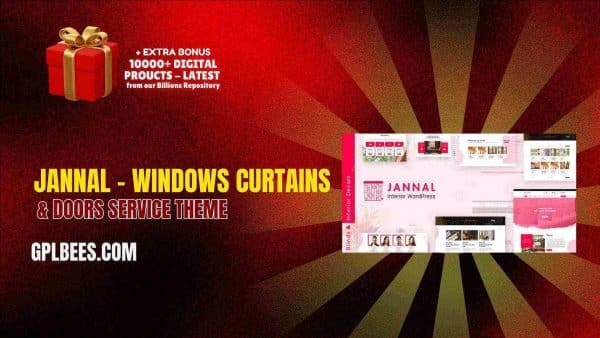 Jannal – Windows Curtains &Amp; Doors Service Theme At Best Price - Gpl Bees