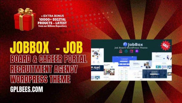 Jobbox  - Job Board &Amp; Career Portal Recruitment Agency Wordpress Theme At Best Price - Gpl Bees