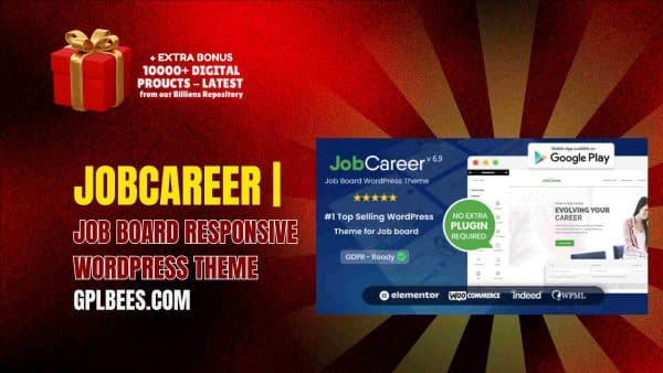 Jobcareer | Job Board Responsive Wordpress Theme At Best Price - Gpl Bees
