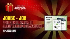 Jobbe – Job Listing and Recruitment Agency Elementor Template Kit - Buy GPL 114 at Best Price