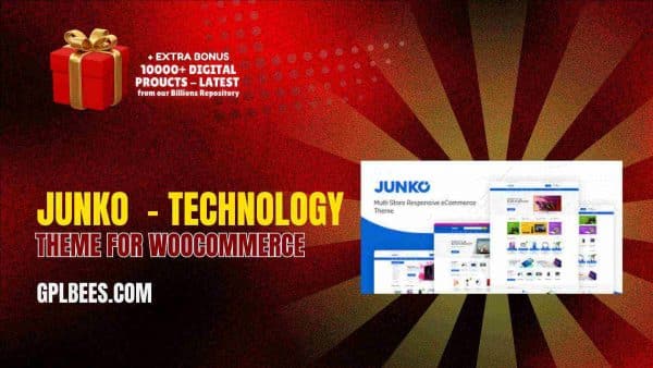 Junko  - Technology Theme For Woocommerce At Best Price - Gpl Bees