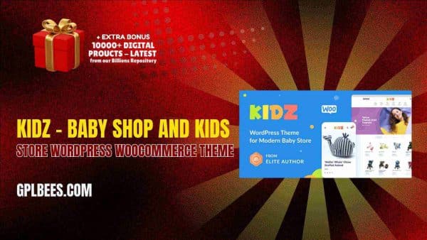 Kidz – Baby Shop And Kids Store Wordpress Woocommerce Theme - Gpl Bees Kidz – Baby Shop And Kids Store Wordpress Woocommerce Theme At Best Price - Gpl Bees