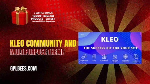 Kleo Community And Multipurpose Theme At Best Price - Gpl Bees