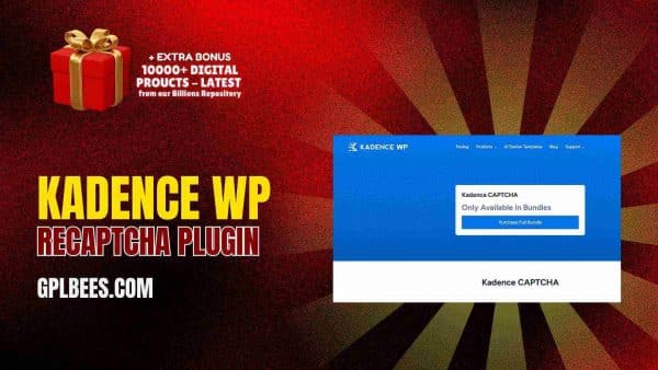 Kadence Wp Recaptcha Plugin At Best Price - Gpl Bees