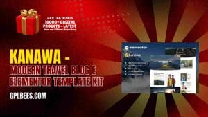 Kanawa – Modern Travel Blog Elementor Template Kit - Buy GPL 116 at Best Price