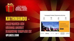 Kathmandu – Campground and Outdoor Activity Elementor Template Kit - Buy GPL 116 at Best Price