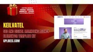 Keilvatel – SEO and Digital Marketing Agency Elementor Template Kit - Buy GPL 117 at Best Price
