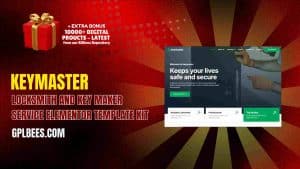 KeyMaster – Locksmith and Key Maker Service Elementor Template Kit - Buy GPL 118 at Best Price