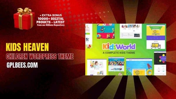 Kids Heaven – Children Wordpress Theme At Best Price - Gpl Bees