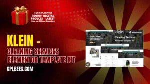 Klein – Cleaning Services Elementor Template Kit - Buy GPL 121 at Best Price
