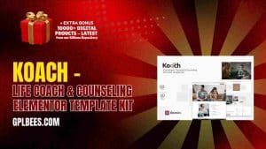 Koach – Life Coach & Counseling Elementor Template Kit - Buy GPL 121 at Best Price
