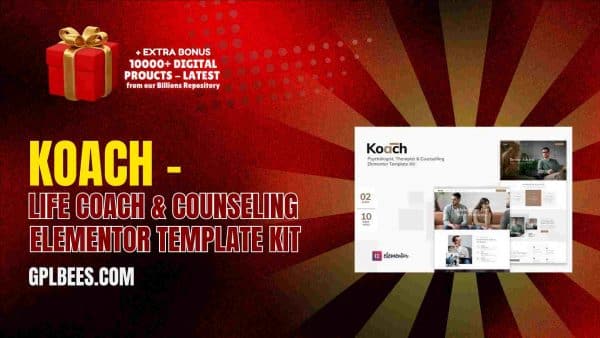 Koach – Life Coach &Amp; Counseling Elementor Template Kit At Best Price - Gpl Bees