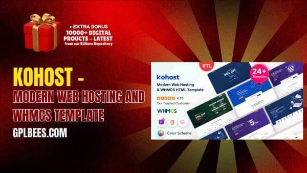 Kohost – Modern Web Hosting And Whmcs Template At Best Price - Gpl Bees