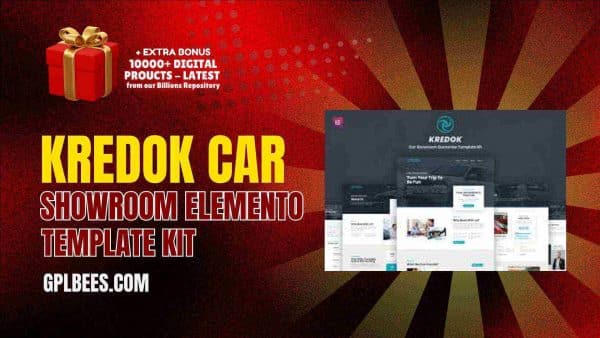 Kredok – Car Showroom Elementor Template Kit At Best Price - Gpl Bees