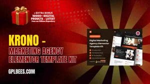 Krono – Marketing Agency Elementor Template Kit - Buy GPL 122 at Best Price