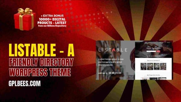 Listable – A Friendly Directory Wordpress Theme At Best Price - Gpl Bees