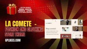 La Comète  - Fashion and Clothing Store Theme - Buy GPL 2 at Best Price