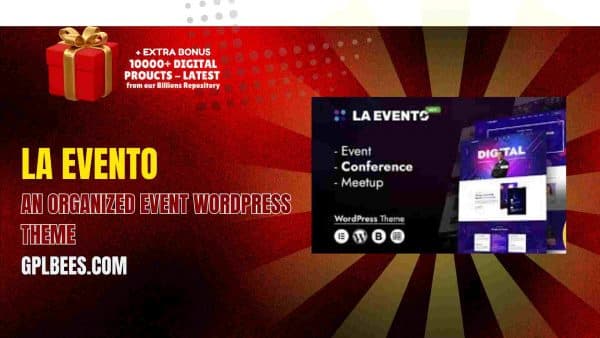 La Evento – An Organized Event Wordpress Theme At Best Price - Gpl Bees
