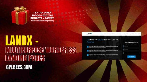 Landx – Multipurpose Wordpress Landing Pages At Best Price - Gpl Bees