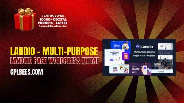 Landio – Multi-Purpose Landing Page Wordpress Theme At Best Price - Gpl Bees