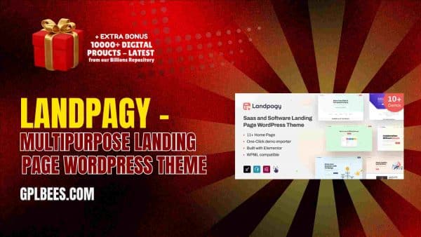 Landpagy – Multipurpose Landing Page Wordpress Theme At Best Price - Gpl Bees