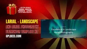 Larial – Landscape and Aerial Photography Elementor Template Kit - Buy GPL 122 at Best Price