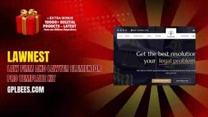 Lawnest – Law Firm and Lawyer Elementor Pro Template Kit - Buy GPL 123 at Best Price