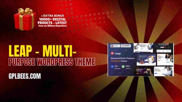Leap – Multi-Purpose Wordpress Theme At Best Price - Gpl Bees