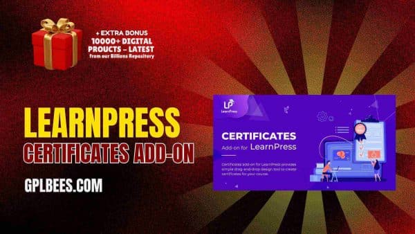 Learnpress Certificates Add-On At Best Price - Gpl Bees