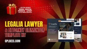 Legalia – Lawyer & Attorney Elementor Template Kit - Buy GPL 124 at Best Price