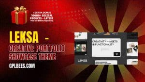 Leksa  - Creative Portfolio Showcase Theme - Buy GPL 5 at Best Price