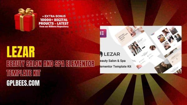 Lezar Beauty Salon And Spa Elementor Template Kit At Best Price - Gpl Bees