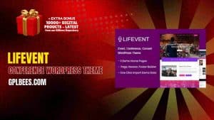 Lifevent – Conference WordPress Theme - Buy GPL 269 at Best Price
