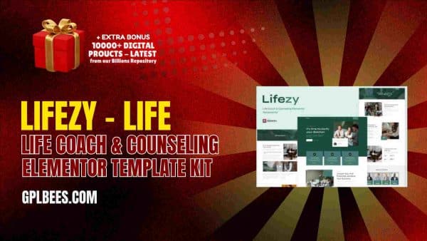 Lifezy – Life Coach &Amp; Counseling Elementor Template Kit At Best Price - Gpl Bees