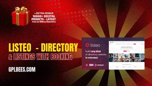 Listeo  - Directory &Amp; Listings With Booking At Best Price - Gpl Bees