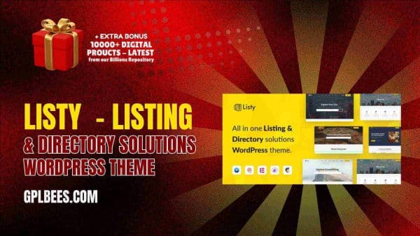 Listy  - Listing &Amp; Directory Solutions Wordpress Theme At Best Price - Gpl Bees