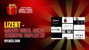 Lizent – Creative Digital Agency Elementor Template Kit - Buy GPL 126 at Best Price
