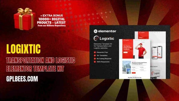 Logixtic – Transportation And Logistic Elementor Template Kit At Best Price - Gpl Bees