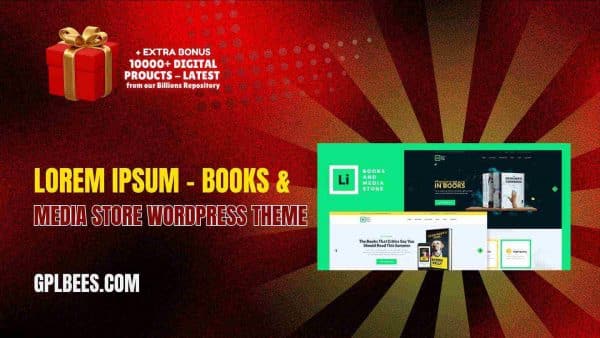 Lorem Ipsum | Books &Amp; Media Store Wordpress Theme At Best Price - Gpl Bees