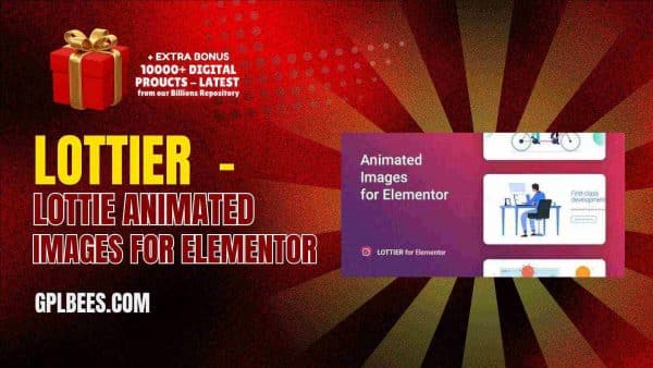 Lottier  - Lottie Animated Images For Elementor At Best Price - Gpl Bees