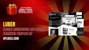 Luber – Elegant Architecture and Interior Elementor Template Kit - Buy GPL 127 at Best Price