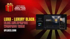 Luxa – Luxury Black MultiPurpose WordPress Theme - Buy GPL Photography Wordpress Themes at Best Price