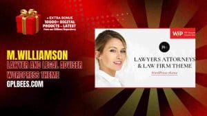 M.Williamson | Lawyer and Legal Adviser WordPress Theme - Buy GPL 283 at Best Price