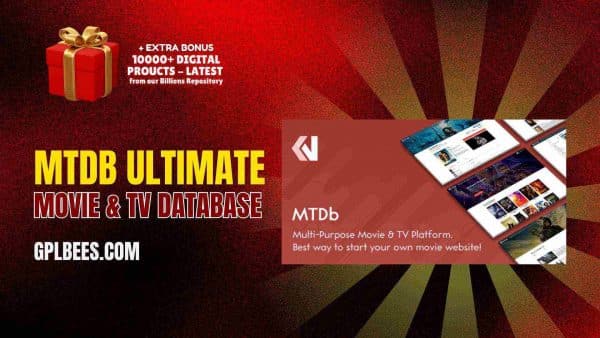 Mtdb Ultimate Movie &Amp; Tv Database At Best Price - Gpl Bees