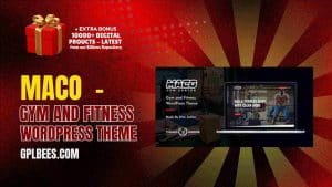 Maco  - Gym and Fitness WordPress Theme - Buy GPL Gym Wordpress Themes at Best Price